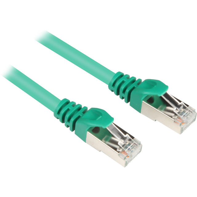 Kabel sieciowy Sharkoon SFTP, RJ-45 kat. 6 (zielony, 0,5 m)