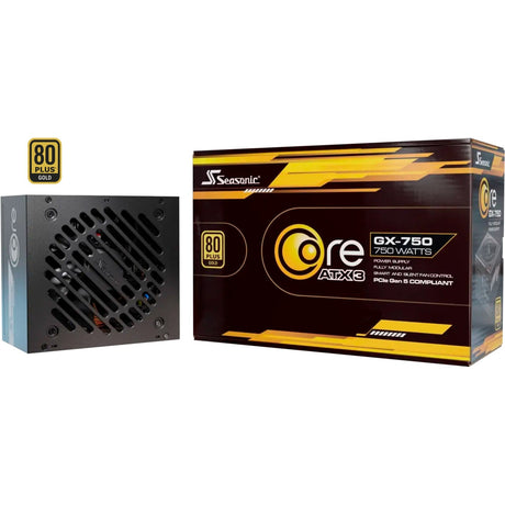 Seasonic core gx-750-v2 atx3.1 modułowy zasilacz 750 W (czarny, 1x 12v-2x6, 2x pcie)
