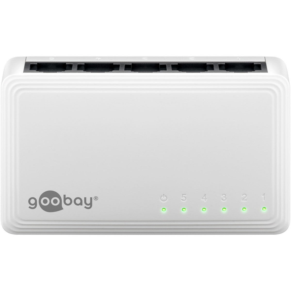 Goobay 5-poort gigabit ethernet switch (wit)