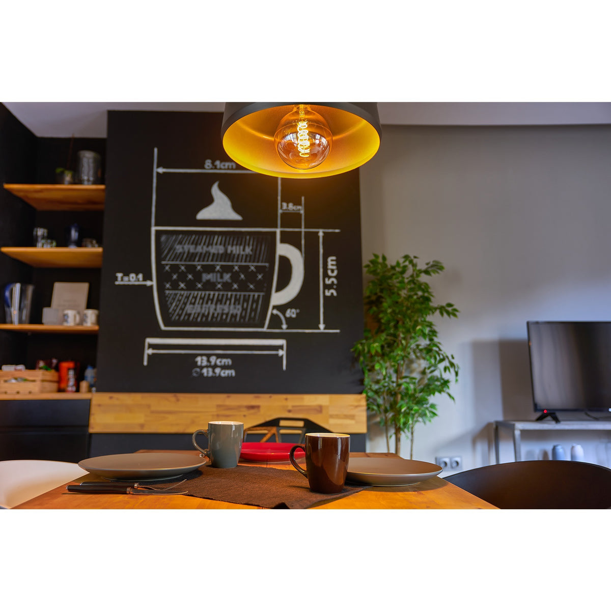 Zabytkowa lampa LED Shelly G125