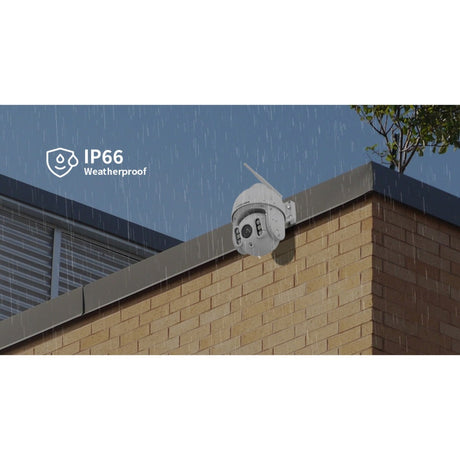 Foscam SD8P, dwuzakresowa zewnętrzna kamera bezpieczeństwa PTZ 4K 8MP WiFi (biała)