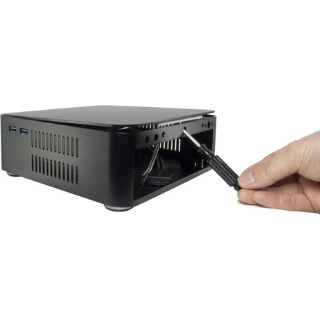 Obudowa Inter-tech ITX A80 HTPC (czarna | 2x USB-A)