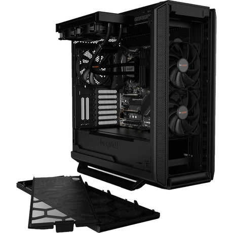 Bądź cicho! obudowa midi tower z cichym basem 802 (czarna | 2x USB-A | 1x USB-C | okienko)