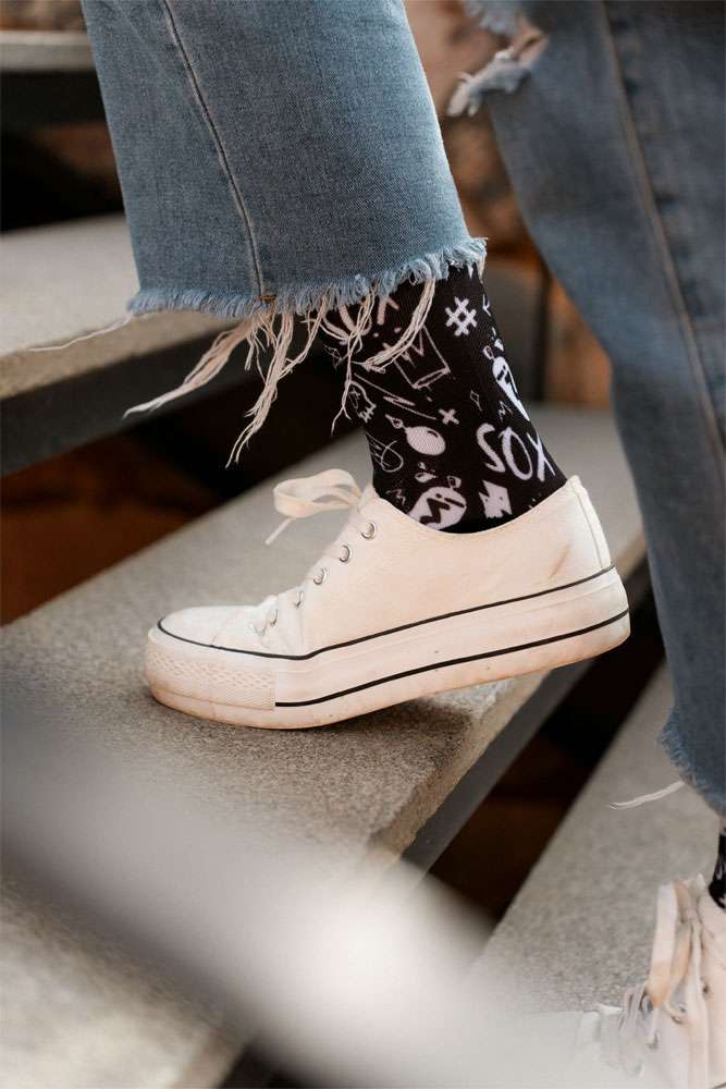 Obuwie Sox monochromatyczne - skarpetki