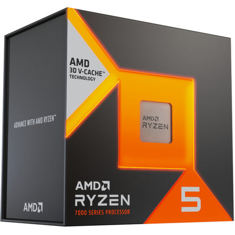 Procesor AMD Ryzen 5 7500x3D, 4,0 GHz (4,5 GHz Turbo Boost) z gniazdem AM5 (odblokowany, w pudełku)