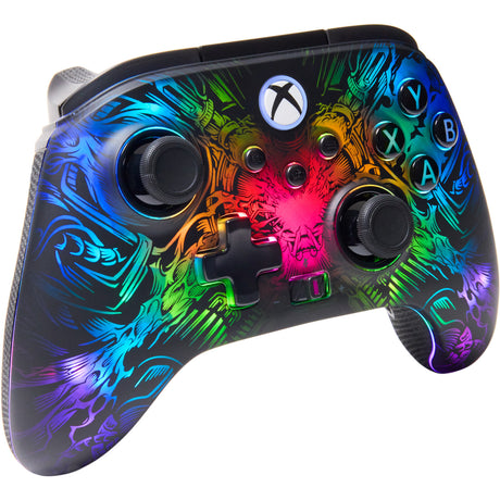 Kontroler bezprzewodowy Powera Fusion Pro do Xbox Series X|S z Lumectrą (czarny, RGB, Xbox Series X|S, Xbox One, PC)