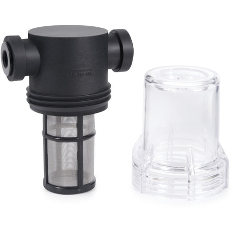 Duży filtr liniowy Alphacool es 2xg1 (czarny przezroczysty)