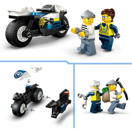 Lego ® pościg miejski na motocyklu policyjnym - 60455