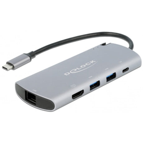 Delock Stacja dokująca USB Type-C z gniazdem m.2 (szara)