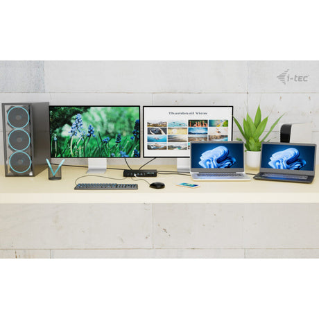 Stacja dokująca I-tec USB-C KVM Dock Pro (czarna)