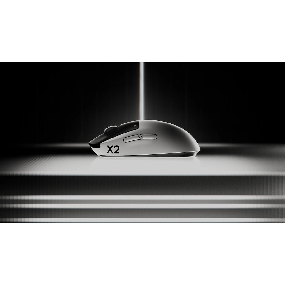 Logitech g pro x2 superstrike gaming muis (lichtgrijs zwart, 100 - 44.000 dpi)