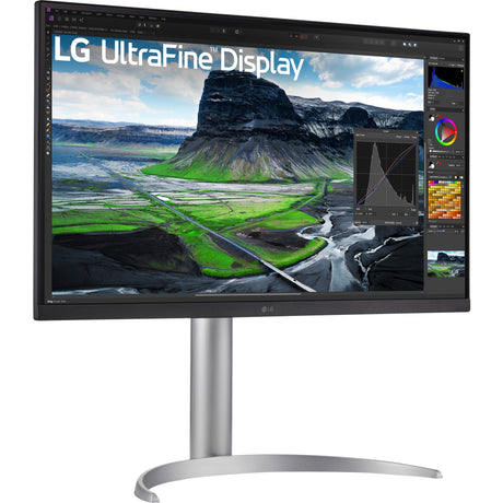 Monitor LG Ultrafine 27UQ850V-W 27 4K UHD (biały srebrny, 2x HDMI, Display Port, 2x USB-A, USB-B, USB-C)