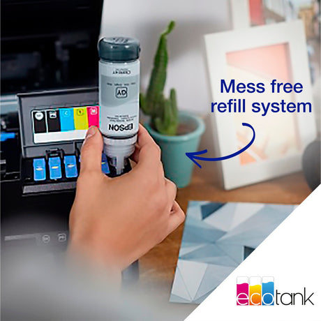 Uniwersalna drukarka atramentowa Epson ecotank et-8550 (czarna, USB, WLAN, skanowanie, kopiowanie)