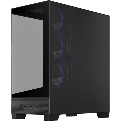 Obudowa midi tower Asus a31 plus (czarna | 2x USB-A | 2x USB-C | szkło hartowane)