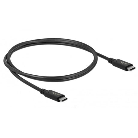 Delock Kabel koncentryczny USB4 40 Gbps (czarny, 0,8 m)