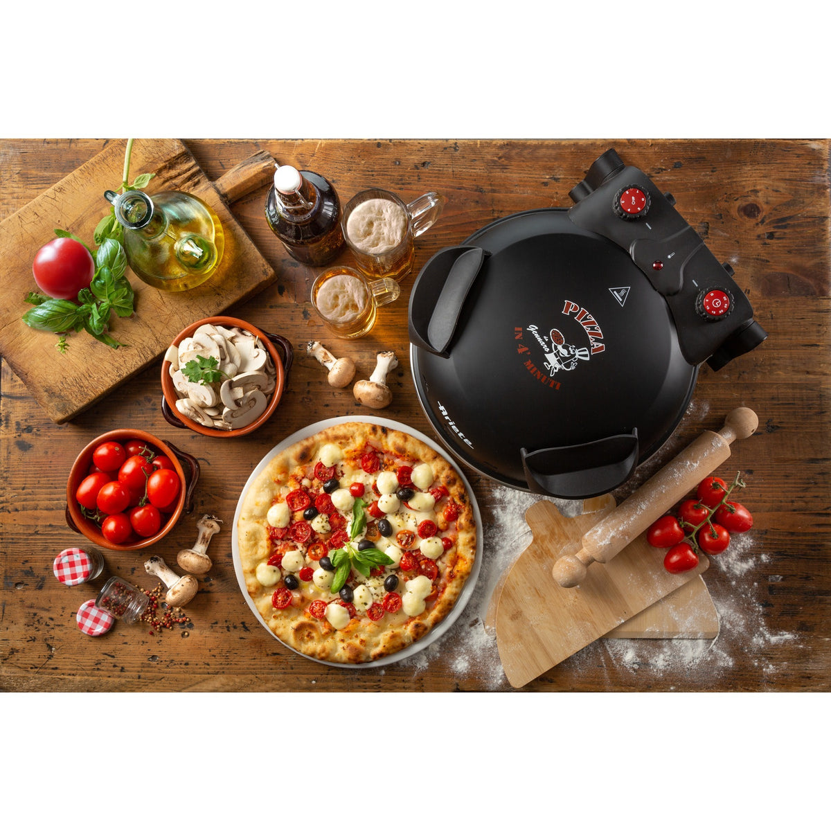 Piec do pizzy Ariete 0917 00 (czarny)