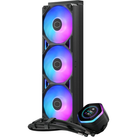 Cooler Master MasterLiquid 360 Atmos II LCD ARGB Chłodzenie wodne (czarne)