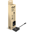 Club 3D USB 3.2 Gen2 Type-C (tryb alternatywny DP) do podwójnego monitora DisplayPort 4K60 Hz M F MST Hub DisplayPort Splitter (czarny)