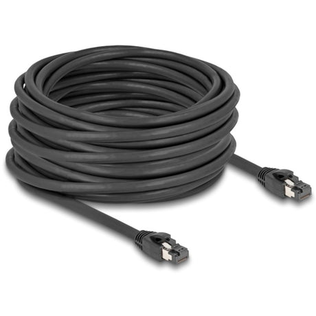 Delock kabel sieciowy ftp, rj-45 kat. 8.1 (czarny, 15 metrów)