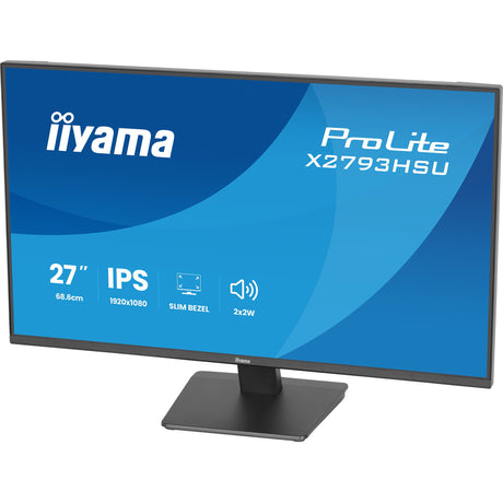 Monitor Iiyama prolite x2793hsu-b1 27 (czarny (matowy), 120 Hz, HDMI, Display Port, USB, audio)