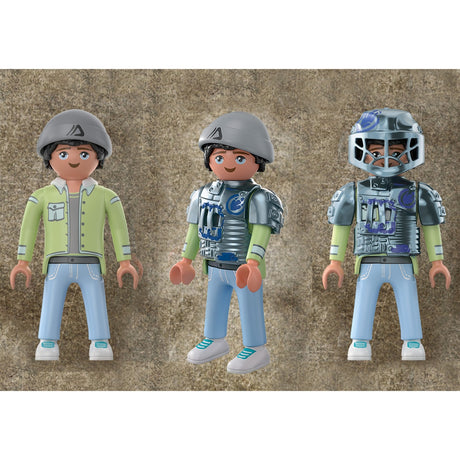 Playmobil Dino Rise - Saichania: Zabawka konstrukcyjna Obrona myśliwców (70626)