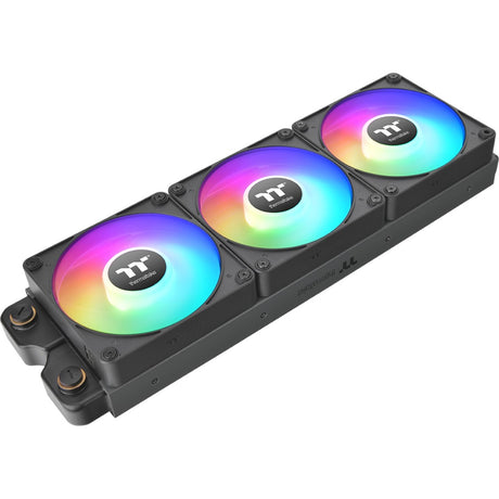 Wentylator chłodzący do komputera PC Thermaltake CT120 EX Reverse ARGB Sync (zestaw 3 wentylatorów) Wentylatory do obudowy (czarny, 3 sztuki, 120 x 120 x 25 mm, PWM)