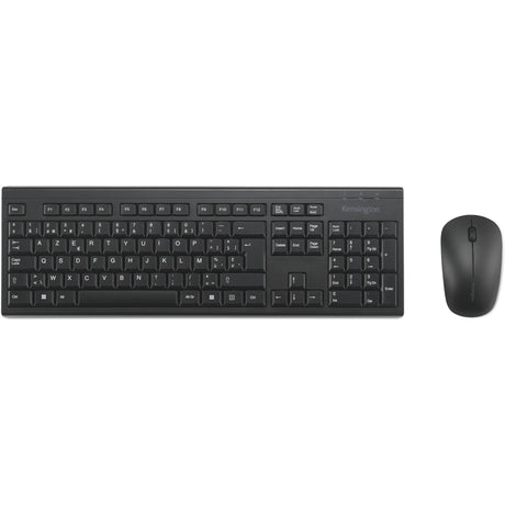 Bezprzewodowy zestaw stacjonarny Kensington km150 eq Zestaw stacjonarny (czarny, układ USA (qwerty), membrana, 100%, 1200 dpi)
