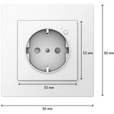 Listwa zasilająca Aqara h2 eu (biała, zigbee)