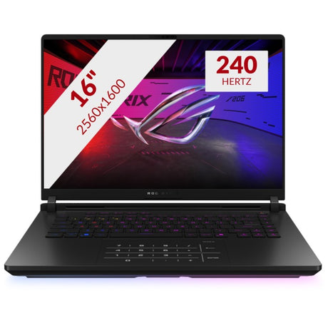 Laptop do gier Asus ROG Strix Scar 16 G635LX-RW042W 16 Copilot+ (czarny | Core Ultra 9 275HX | RTX 5090 | 64 GB | 1 TB SSD + 1 TB SSD)