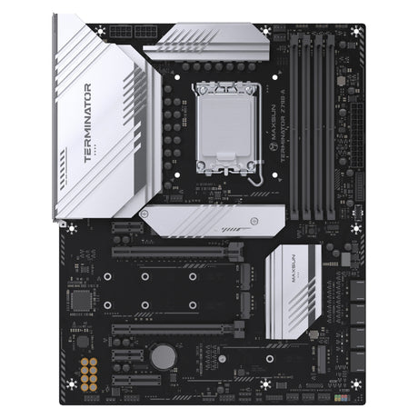 Płyta główna Maxsun MS-Terminator Z790-A z gniazdem 1700 (czarna, RAID, 2,5 GB-LAN, dźwięk, ATX)
