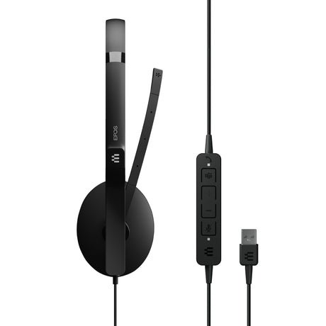 Zestaw słuchawkowy nauszny Epos Adapt 160T USB II (czarny)