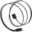 Kabel Silverstone sata iii 50cm (czarny, 6gb s, złącze niskoprofilowe, cp11b-500)