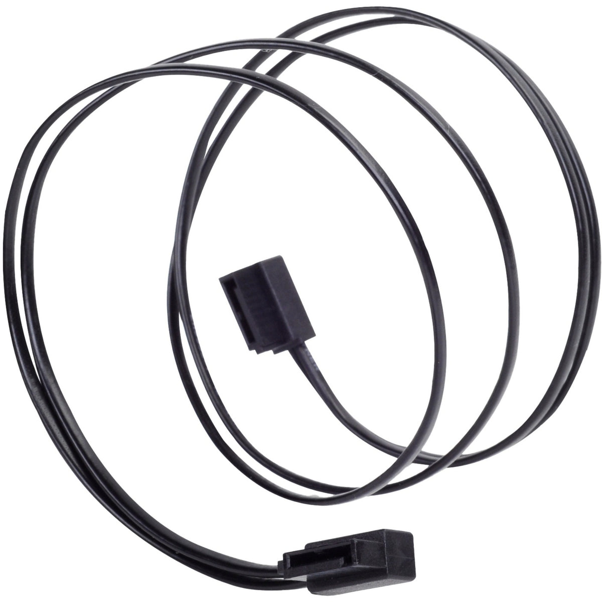 Kabel Silverstone sata iii 50cm (czarny, 6gb s, złącze niskoprofilowe, cp11b-500)