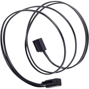 Kabel Silverstone sata iii 50cm (czarny, 6gb s, złącze niskoprofilowe, cp11b-500)