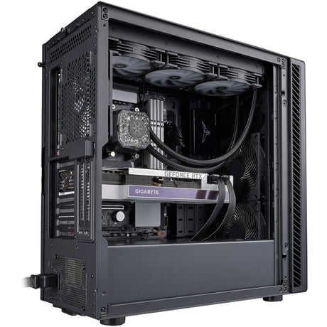 Obudowa midi tower Silverstone seta q1 (czarna | 2x USB-A | 1x USB-C)