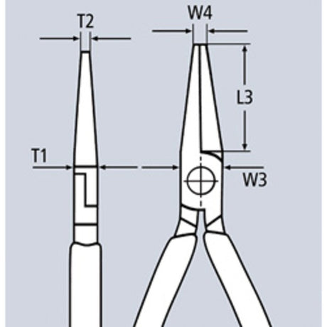 Szczypce tnące do mocowania Knipex 2871280