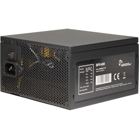 Zasilacz inter-tech argus bps-600 600 W (czarny, 4x pcie)