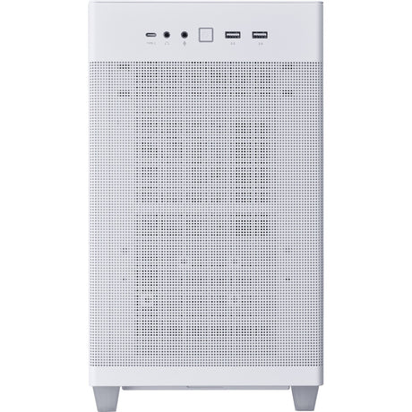 Obudowa midi tower Asus Prime ap201 (biała | 2x USB-A | 1x USB-C | szkło hartowane)