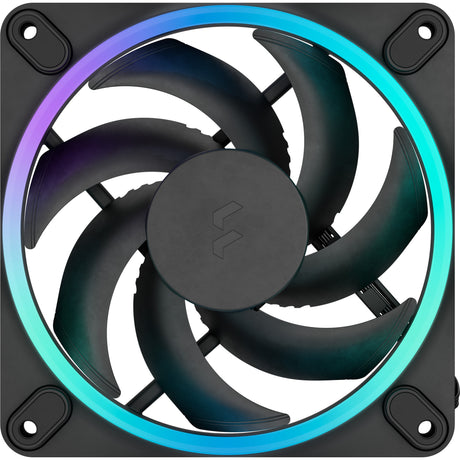 Fractal Design Moment 12 wentylatorów RGB (czarny, 3 sztuki, 120 x 120 x 25 mm, pwm)