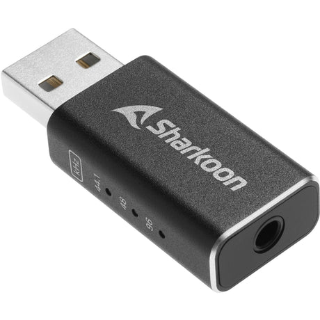 Karta dźwiękowa Sharkoon Gaming Dac Pro (czarna, USB-A na 3,5 mm TRS)