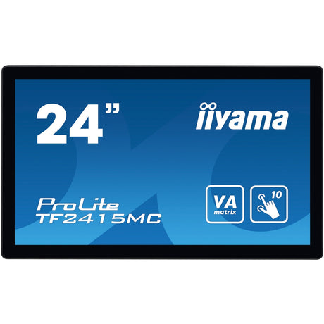 Monitor Iiyama prolite tf2415mc-b2 23,8 z ekranem dotykowym (czarny, hdmi, displayport, vga)