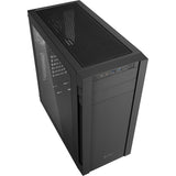 Obudowa midi tower Sharkoon s25-w (czarna | 2x USB-A | okienko)