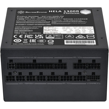 Silverstone hela 1300r platinum, modułowy zasilacz 1300 W (czarny, 8x pcie)