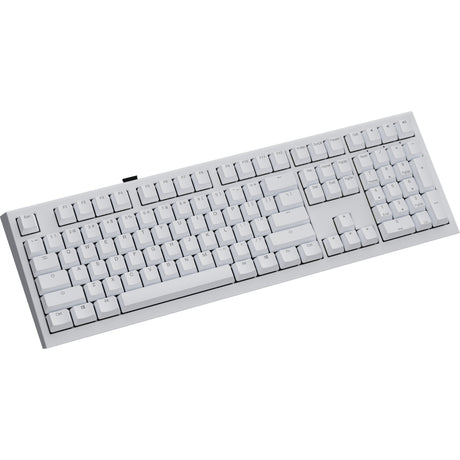 Klawiatura mechaniczna Ducky one x bezprzewodowa rgb (biała, układ amerykański (qwerty), indukcyjna, 100%, z możliwością wymiany podczas pracy, pbt, 2,4 GHz | bluetooth | usb-c)