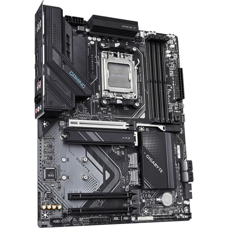Płyta główna Gigabyte x870 Gaming WiFi6 z gniazdem AM5 (czarno-szara, RAID, 2,5 GB-LAN, WiFi 6, BT, dźwięk, ATX)