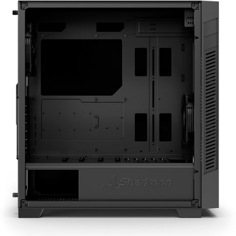 Sharkoon s25 cicha obudowa midi tower (czarna | 2x USB-A | 1x USB-C)