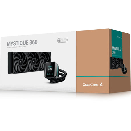 Chłodzenie wodne Deepcool Mystique 360 (czarne, 4-pinowe złącze wentylatora pwm)