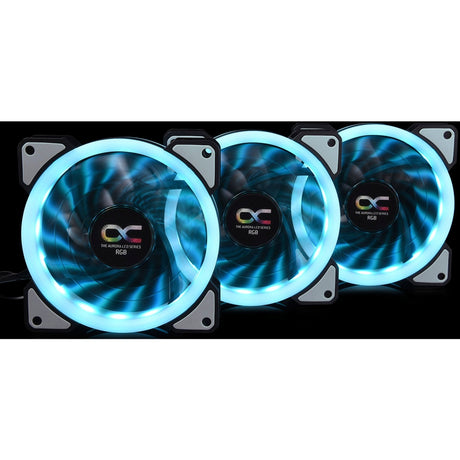 Wentylatory Alphacool eiszyklon aurora lux digital rgb (3 sztuki, 120 x 120 x 25 mm, 3-pinowe złącze wentylatora)