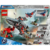 Lego Marvel — zabawka konstrukcyjna Kapitan Ameryka kontra Czerwony Hulk (76292)