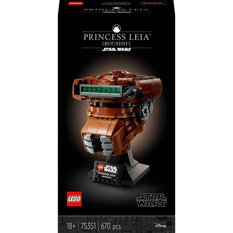 Lego Star Wars - zabawka do budowania hełmu księżniczki Lei (boushh) (75351)